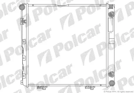 Радиаторы охлаждения POLCAR 501408A6