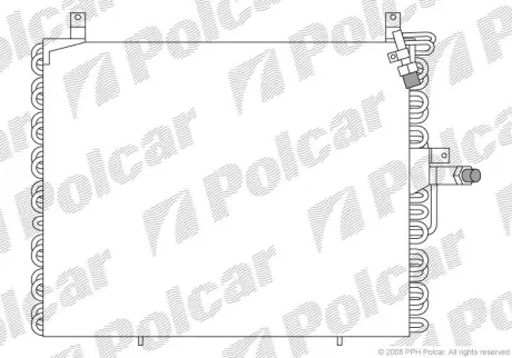 Радиаторы кондиционера POLCAR 5014K8A4