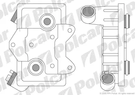 Радиаторы масла POLCAR 5014L84X