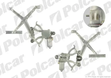 Стеклоподъемник электрический с мотором POLCAR 5014PSE2