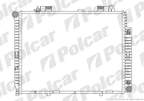 Радиаторы охлаждения POLCAR 501508-6