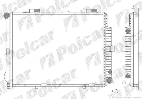 Радиаторы охлаждения POLCAR 501508-9
