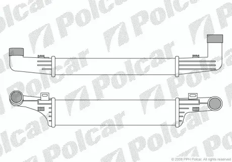 Радиаторы воздуха (Интеркулеры) POLCAR 5015J8-4