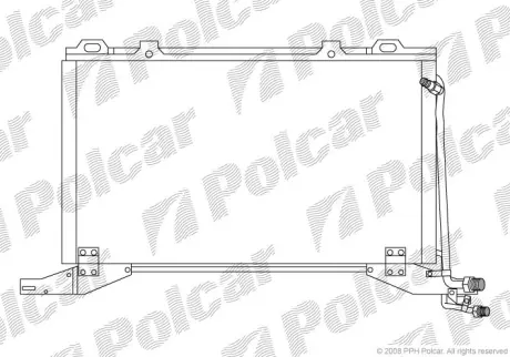Радиаторы кондиционера POLCAR 5015K8C3