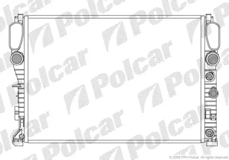 Радиаторы охлаждения POLCAR 501608-2