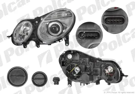 Фара основная POLCAR 501709-E