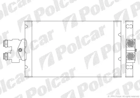 Радиаторы масла POLCAR 5017L81X