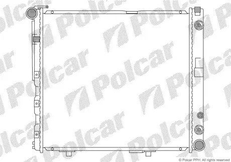 Радиаторы охлаждения POLCAR 502408-3