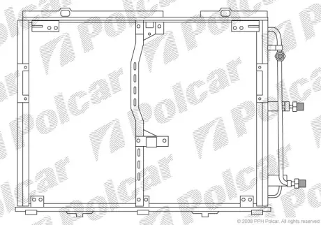 Радиаторы кондиционера POLCAR 5024K8C2