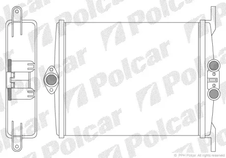 Радиаторы обогрева POLCAR 5024N8-1
