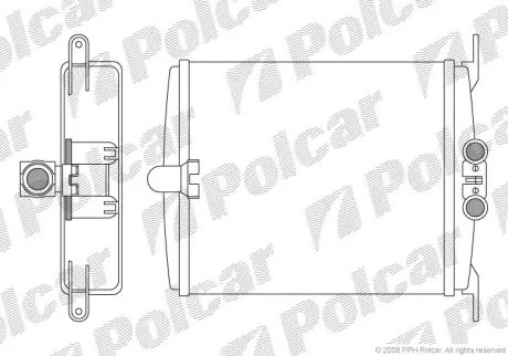 Радиаторы обогрева POLCAR 5024N8-2