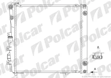 Радиаторы охлаждения POLCAR 502608-1