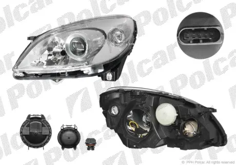 Фара основная POLCAR 5035092U