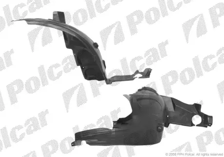 Подкрылок POLCAR 5035FP-2
