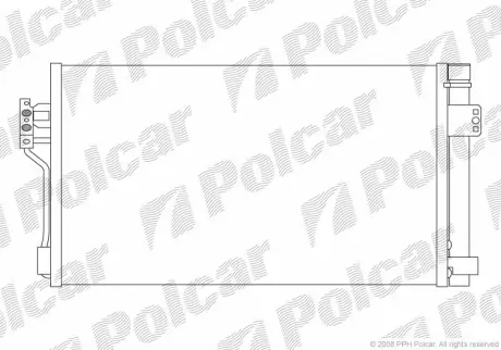Радиаторы кондиционера POLCAR 5040K8C1S