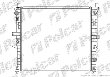 Радиаторы охлаждения POLCAR 504408-1