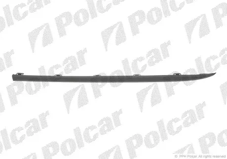 Спойлер бампера переднего POLCAR 504425-1