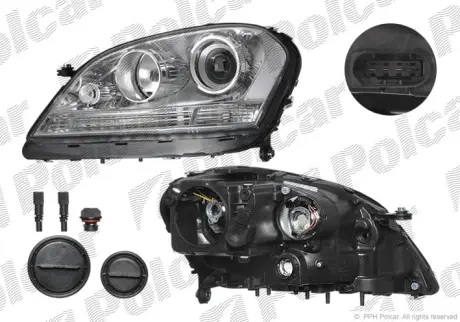 Фара основная POLCAR 504509-E