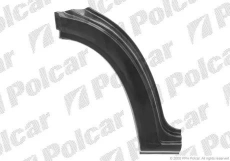 Ремкомплект підкрилка переднього правий Mercedes SPRINTER POLCAR 506202-5