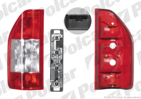 Фонарь задний POLCAR 506487-U