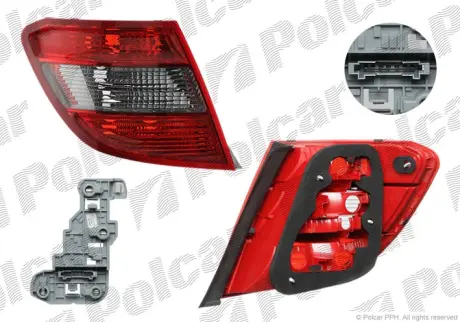 Фонарь задний POLCAR 5070874X