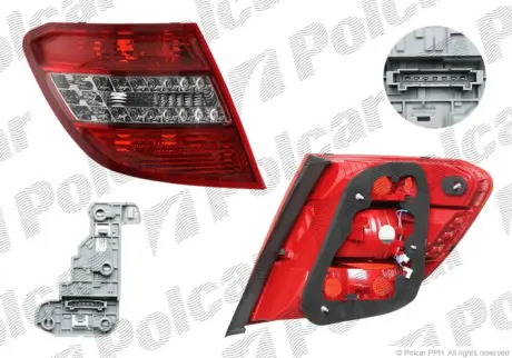 Фонарь задний POLCAR 5070875X