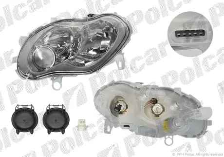 Фара основная POLCAR 5095101E