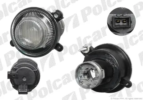 Фара противотуманная передняя POLCAR 509529-E