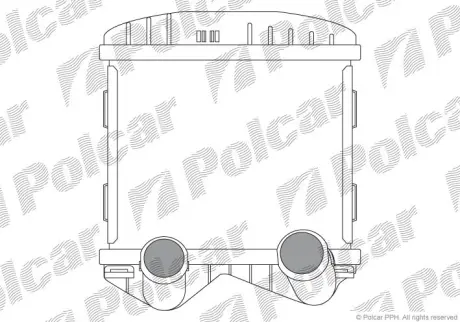 Радиаторы воздуха (Интеркулеры) POLCAR 5095J81X
