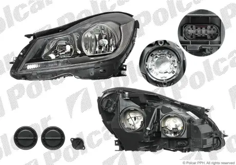 Фара основная POLCAR 50D1091U