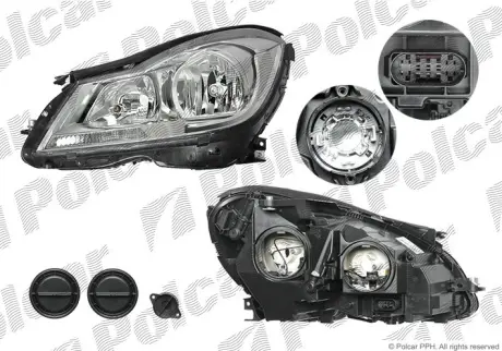 Фара основная POLCAR 50D109-U