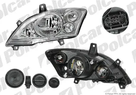 Фара основная POLCAR 50N109-H