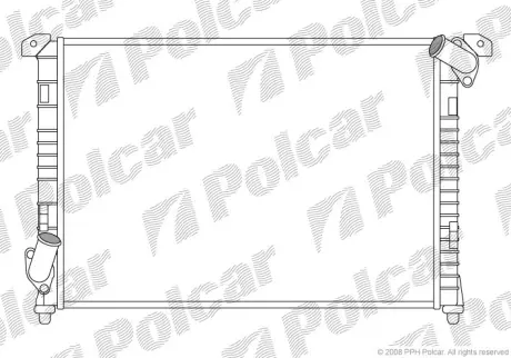 Радиаторы охлаждения POLCAR 510108-2