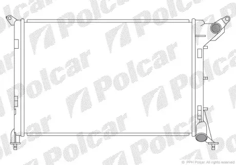 Радиаторы охлаждения POLCAR 510108-5
