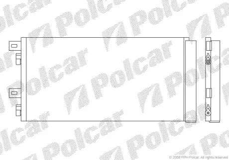 Радиаторы кондиционера POLCAR 5101K8C1
