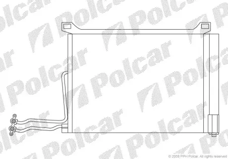 Радиаторы кондиционера POLCAR 5101K8C2