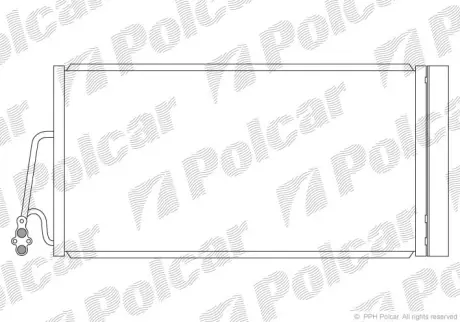 Радиаторы кондиционера POLCAR 5102K8C1S