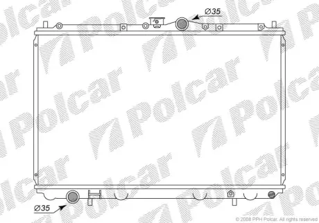 Радиаторы охлаждения POLCAR 521008-1