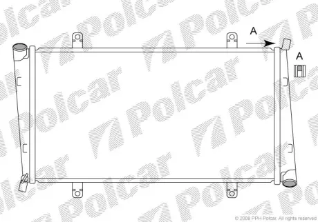 Радиаторы охлаждения POLCAR 521008-4