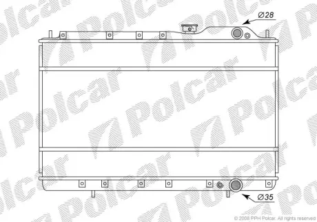 Радиаторы охлаждения POLCAR 521608-4