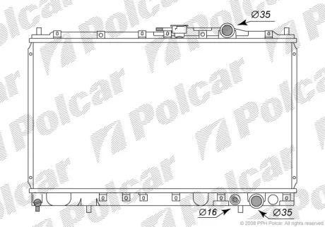 Радиаторы охлаждения POLCAR 5230081K