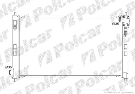 Радиаторы охлаждения POLCAR 5234081K