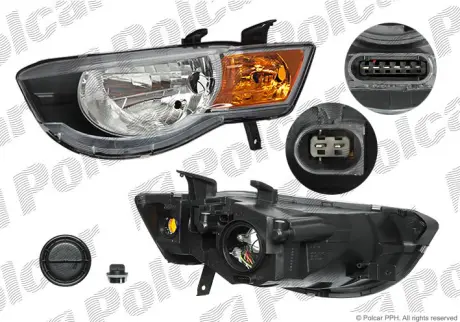 Фара основная POLCAR 524209-E