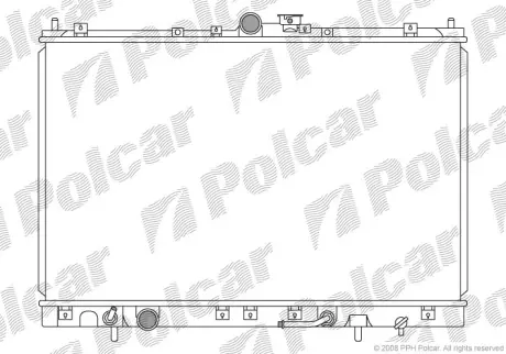 Радиаторы охлаждения POLCAR 5252081
