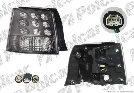 Фонарь задний POLCAR 526688-E