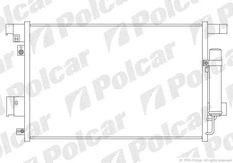 Радиаторы кондиционера POLCAR 5266K81K
