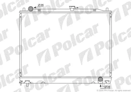 Радиаторы охлаждения POLCAR 5274081K