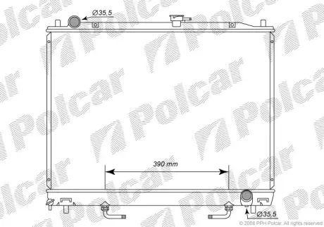 Радиаторы охлаждения POLCAR 5274082K