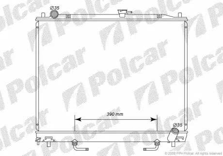 Радиаторы охлаждения POLCAR 5274083K