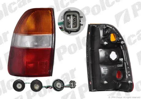 Фонарь задний POLCAR 527787-E